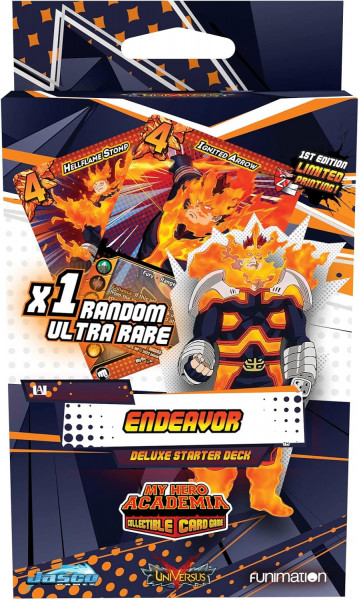 My Hero Academia - Collectible Card Game - Series 3 - Endeavor Derluxe Starter Pack