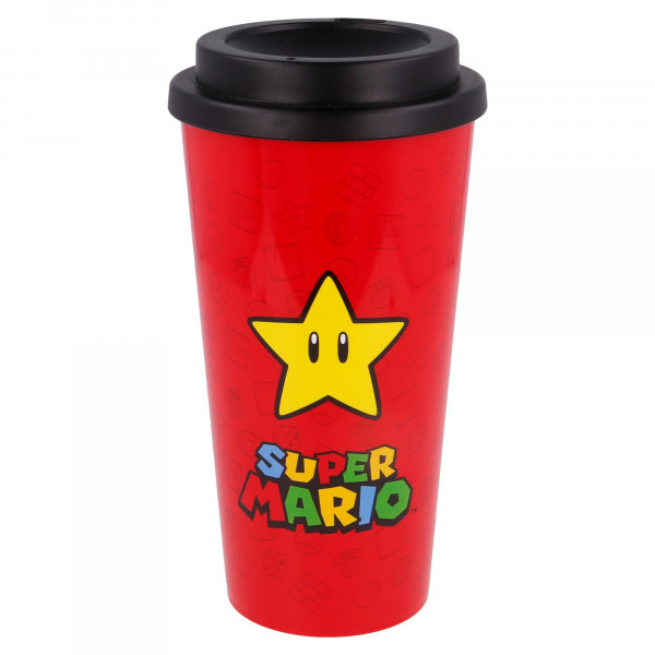 Praktischer Coffee to go Becher für unterwegs im Super Mario Design, für echte Fans des Franchise ein Muss. Top-Produkte für Geeks und Nerds online kaufen.