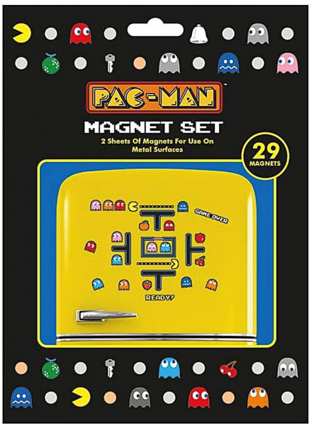 Pac-Man - Magnet Set mit 29 Magneten