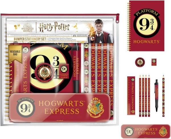 Harry Potter - Gleis 9 3/4 - Schreibwaren-Set