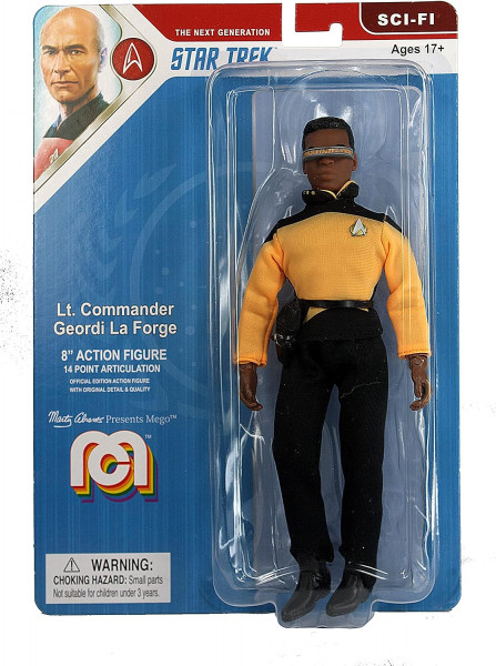 Mego - Star Trek Lt. Commander Geordi La Forge Actionfigur