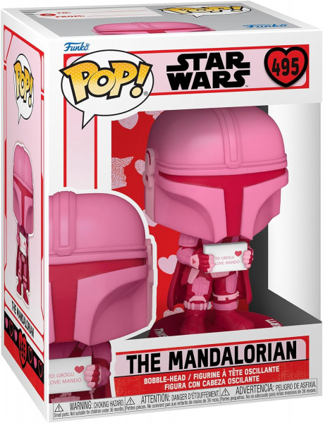 Funko PoP! - Star Wars: Valentines - The Mandalorian - 495